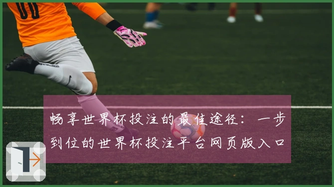 畅享世界杯投注的最佳途径：一步到位的世界杯投注平台网页版入口使用指南